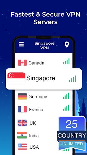 Singapore VPN - Free, Fast & Secure स्क्रीनशॉट 2