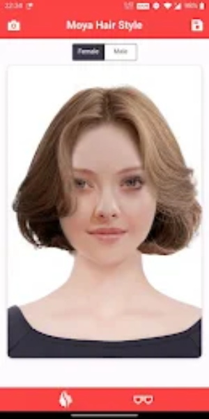 Schermata Moya Hairstyle: Bangs & Wigs 3