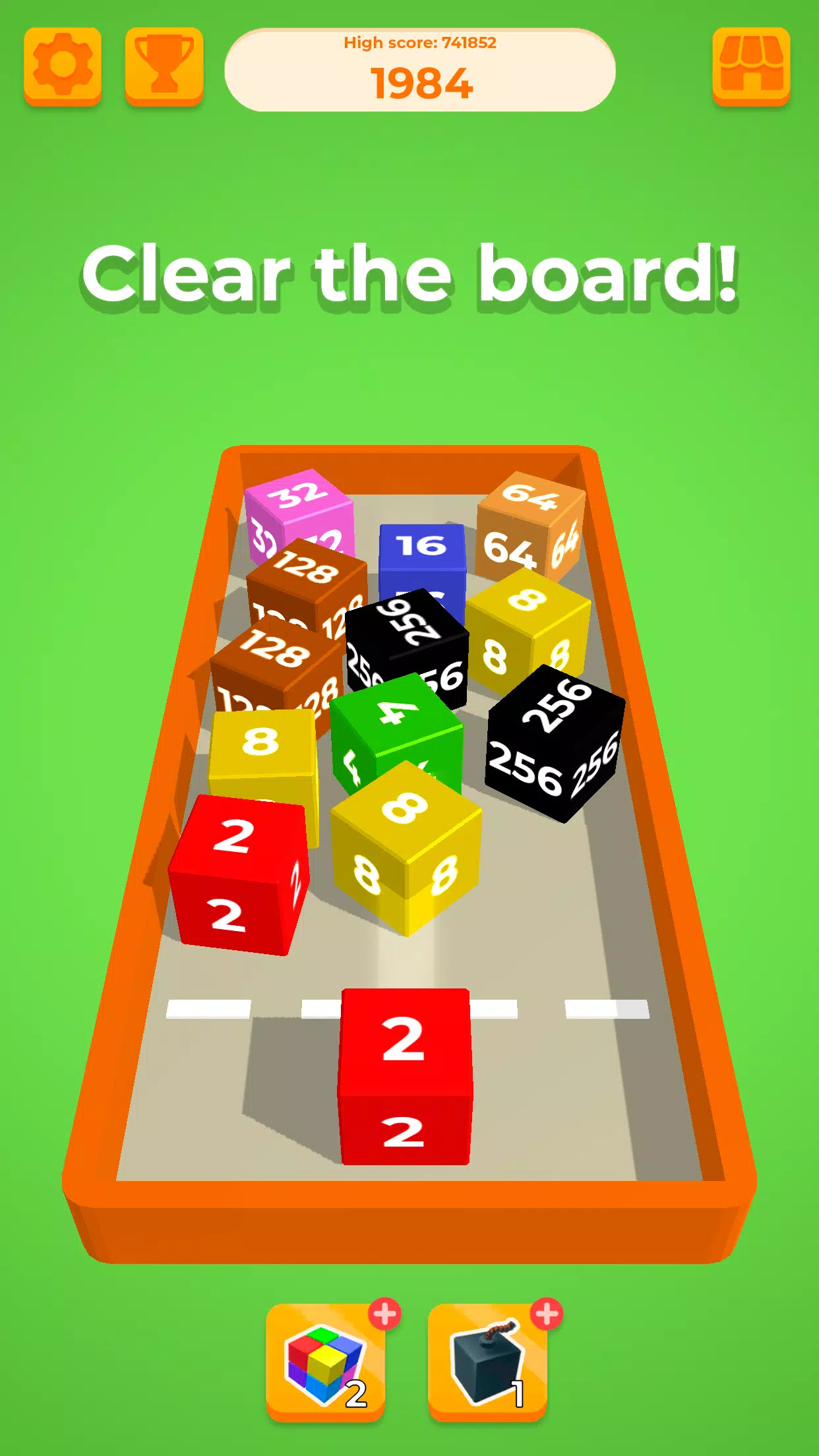 Chain Cube 2048: 3D merge game Screenshot 4