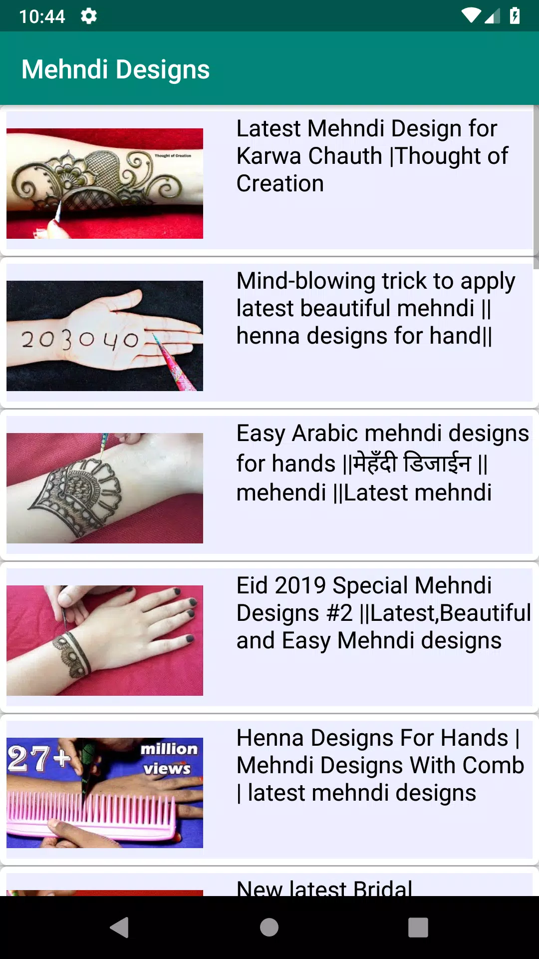 1000+ Mehndi Designs Latest 20 Screenshot 3