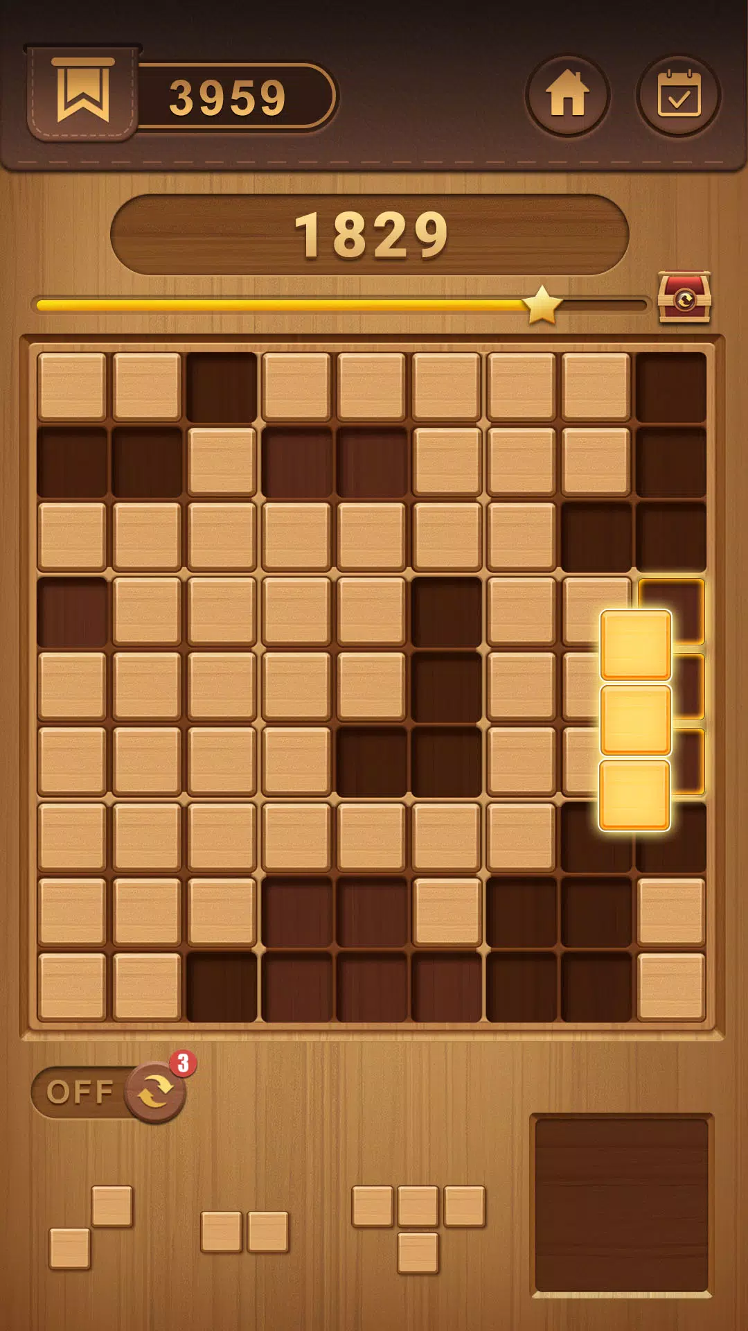 Block Sudoku Woody Puzzle Game ภาพหน้าจอ 1