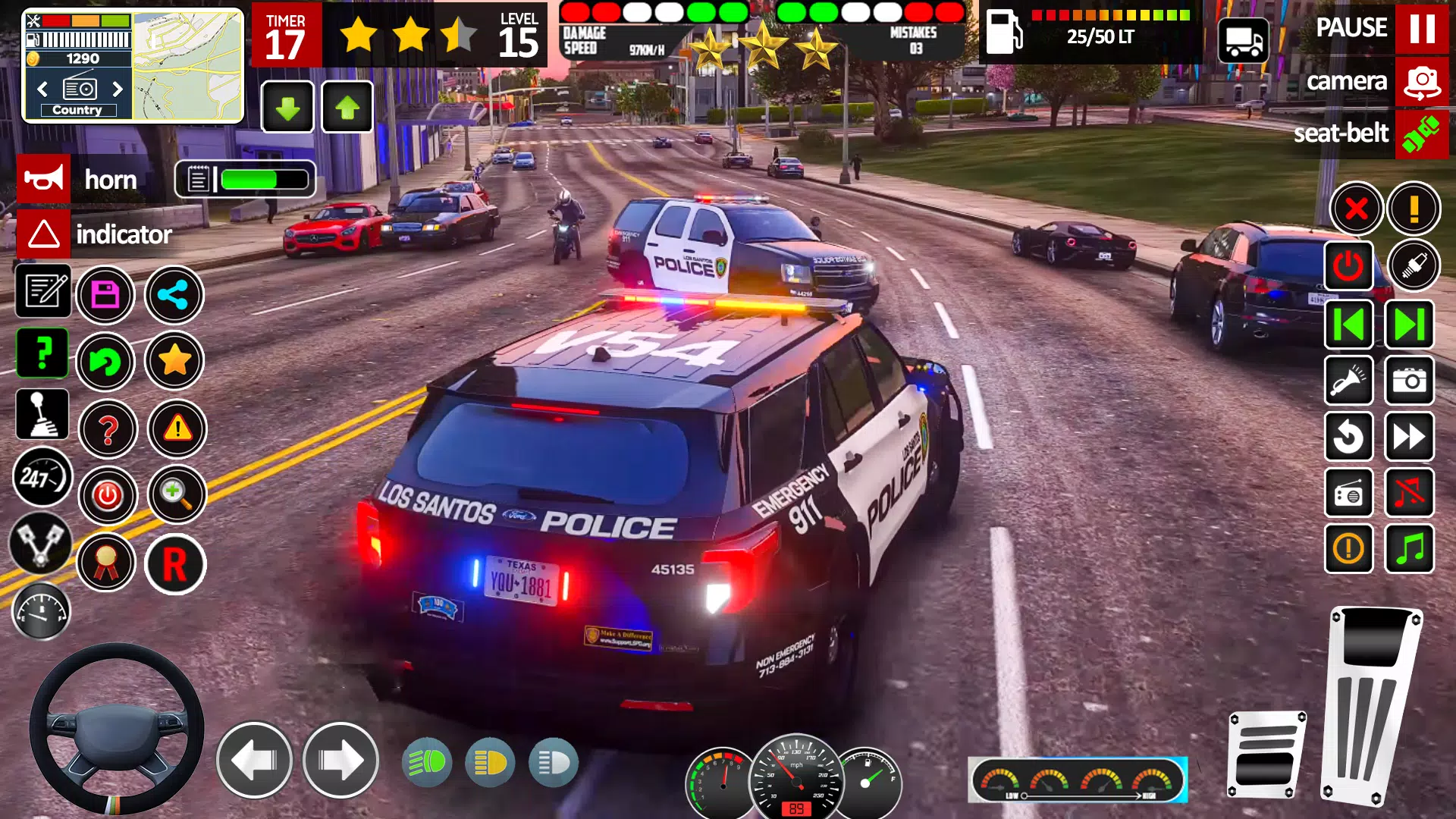 Car Chase Game Cop Simulator 스크린샷 2