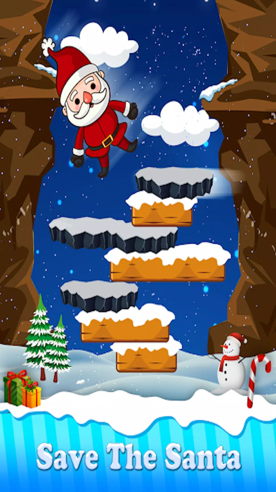 Christmas Game Santa Jump 2024 Ảnh chụp màn hình 1