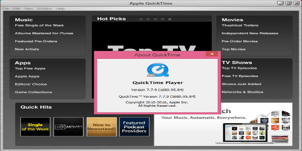 image: QuickTime Player Interface