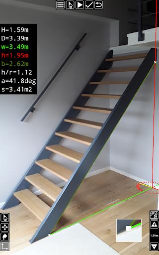 3D Measurement App - Plumb-bob ဖန်သားပြင်ဓာတ်ပုံ 4