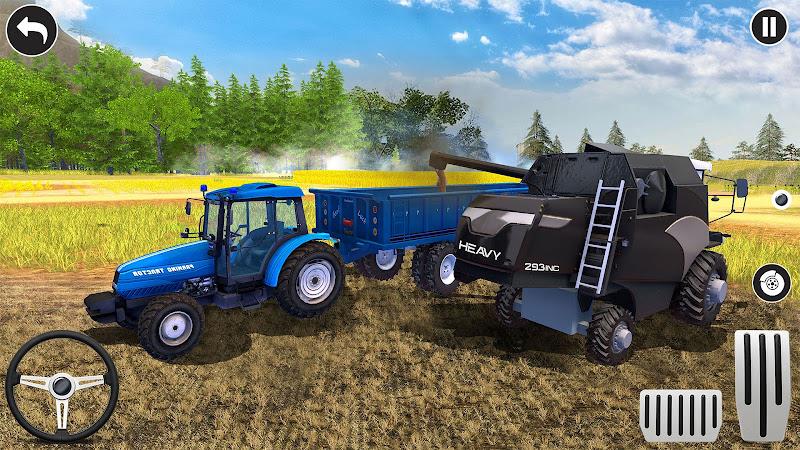 Supreme Tractor Farming Game Ekran Görüntüsü 2