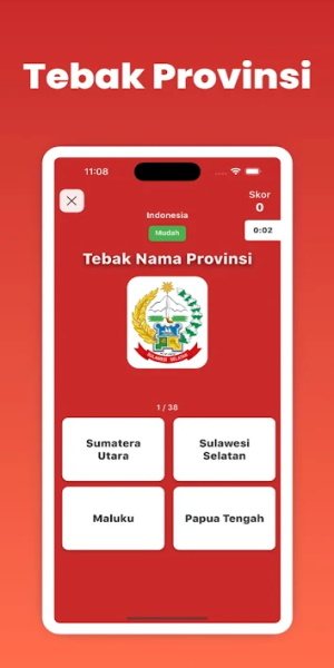 Tebak Nama Negara & Provinsi Screenshot 3