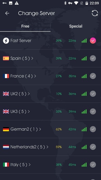 VPN Proxy Speed - Super VPN Screenshot 1