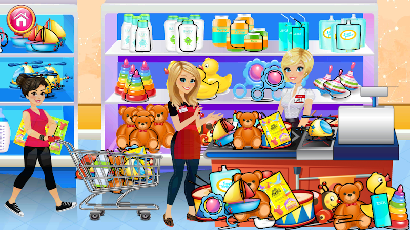 Supermarket Shopping Mall Game Ảnh chụp màn hình 3