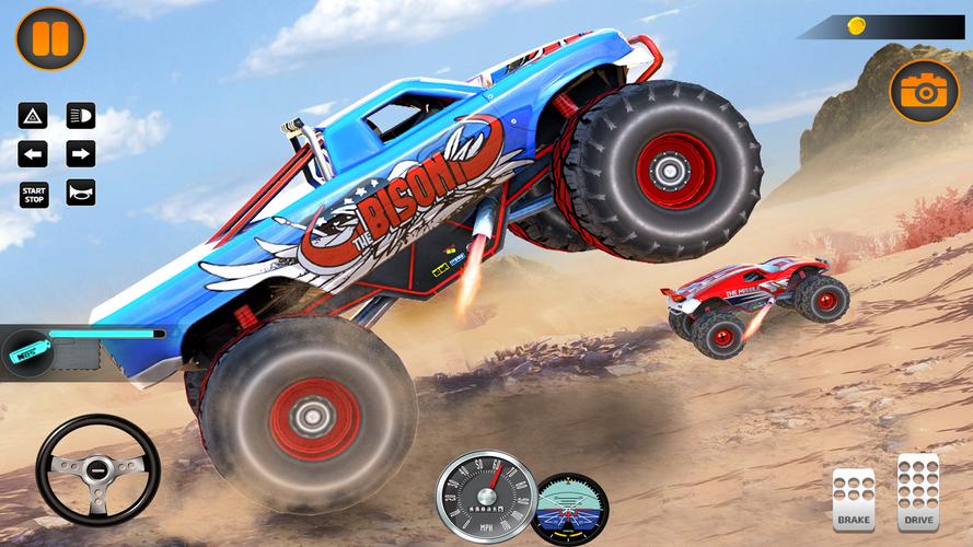 Monster Truck Off Road Racing Captura de tela 3