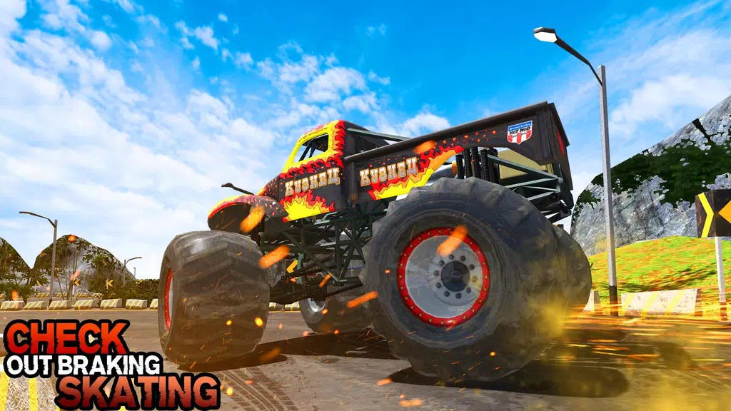 Pickup Truck Hill Climb Racing Captura de tela 3