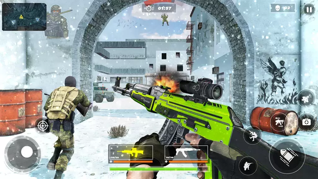 Critical Gun Strike Shoot Game Screenshot 1