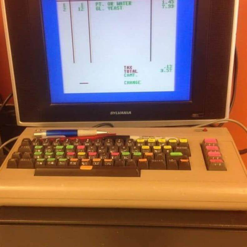 Commodore 64作為麵包店POS系統
