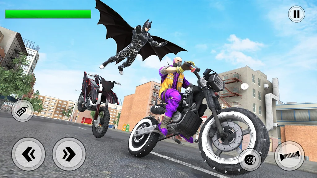 Rope Hero: Bat Superhero Games ภาพหน้าจอ 1