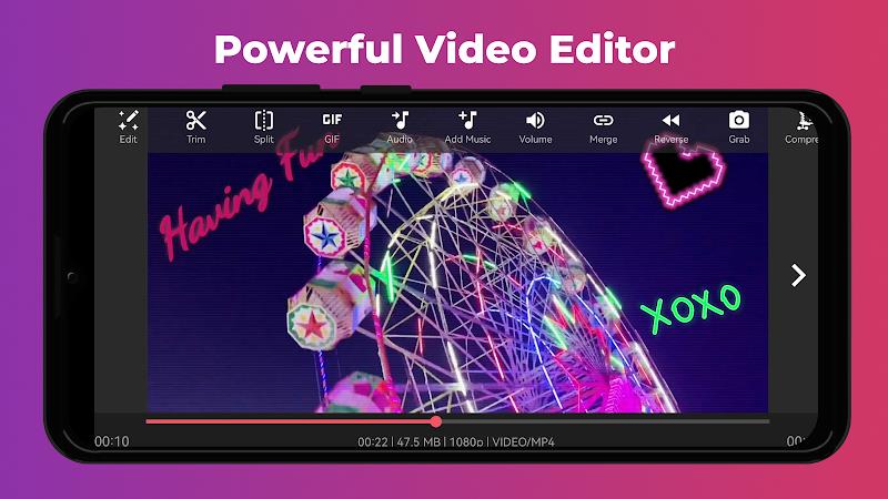 Schermata Video Editor & Maker AndroVid 1