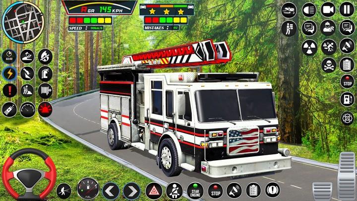 Firefighter: Fire Truck games Screenshot 2