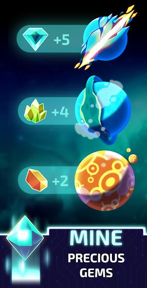 Idle Planet Miner Mod Tangkapan skrin 3