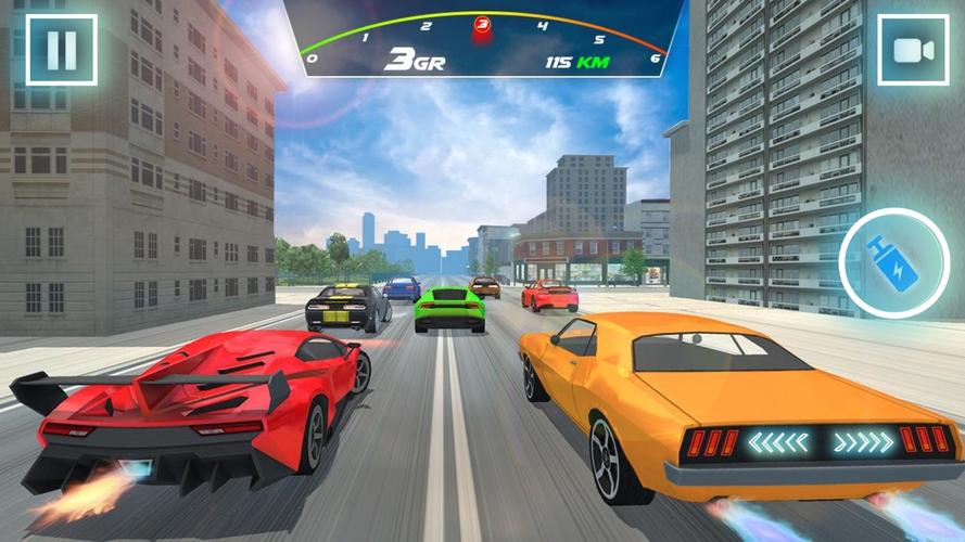 Street Car Racing-Nitro Fire Screenshot 2