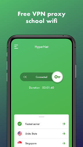 HyperNet Free VPN - Unlimited Ekran Görüntüsü 3