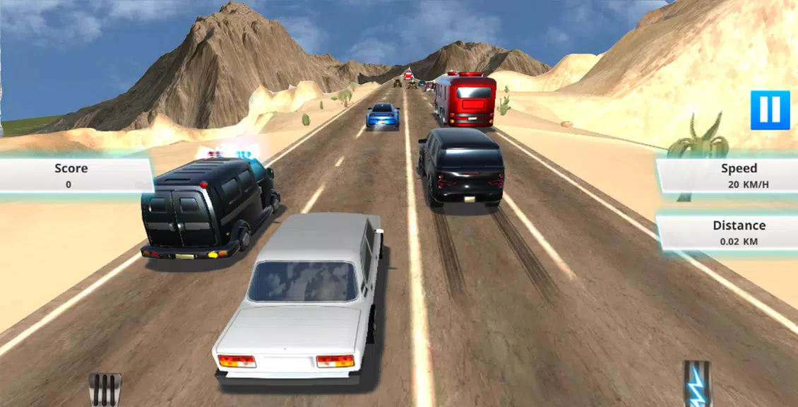 Traffic Rider : Car Race Game ဖန်သားပြင်ဓာတ်ပုံ 1