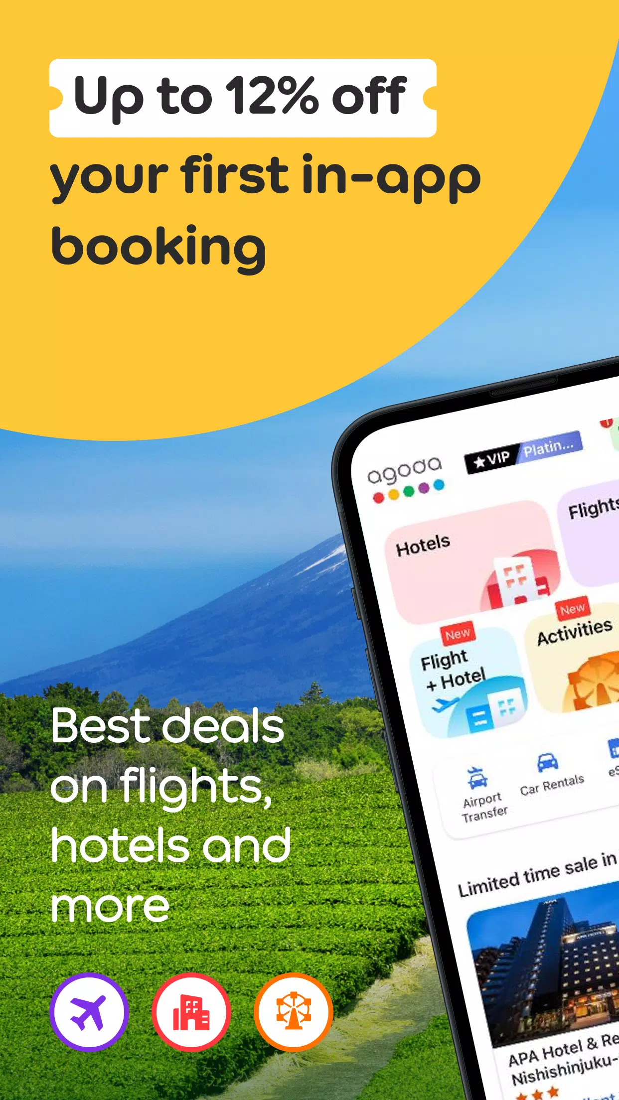 Agoda: Cheap Flights & Hotels Screenshot 1