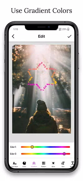 Curve Text On Photo: Picsart 스크린샷 3