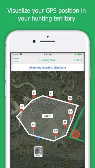 Hunting Map, the GPS for hunters Tangkapan skrin 1