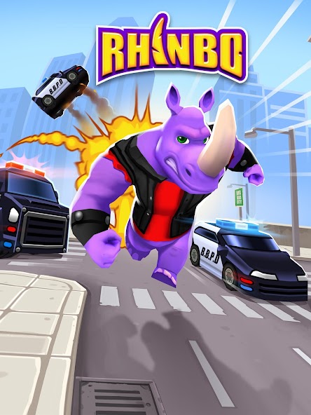 Rhinbo - Endless Runner Ảnh chụp màn hình 1