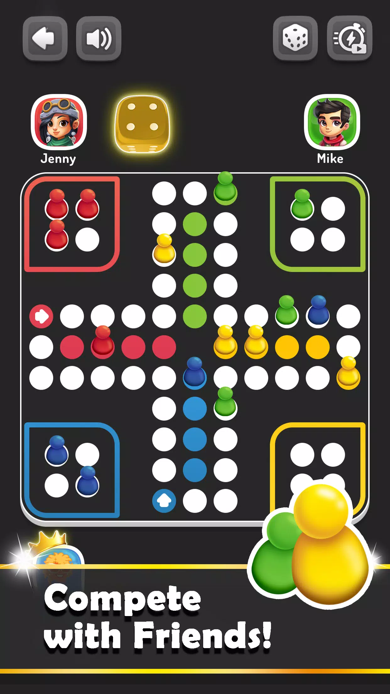 Ludo Trouble Tangkapan skrin 1