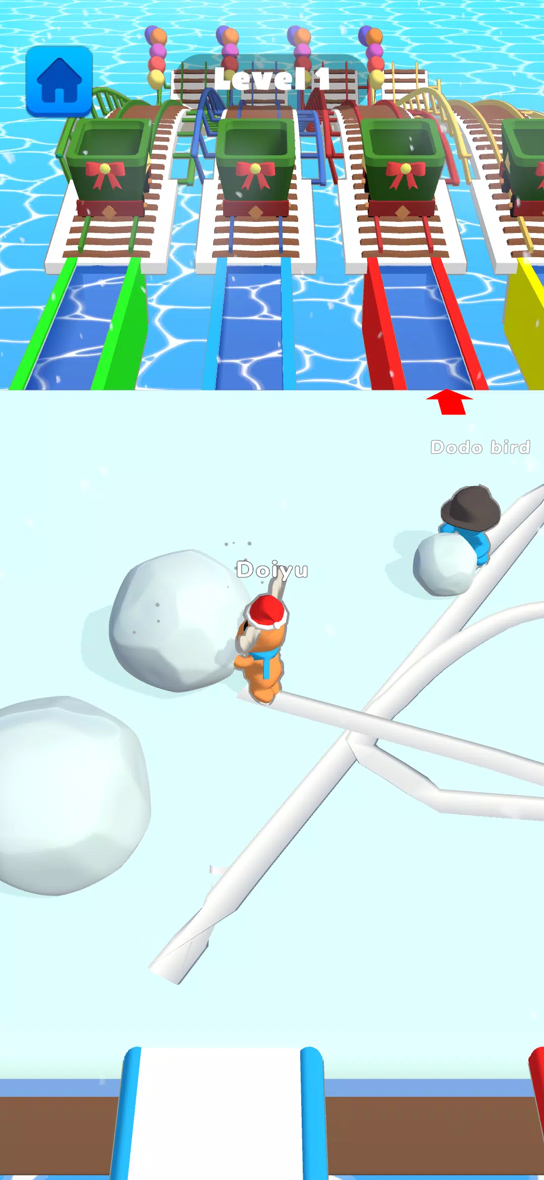 Ice Runner Battle: Snow Race ภาพหน้าจอ 2