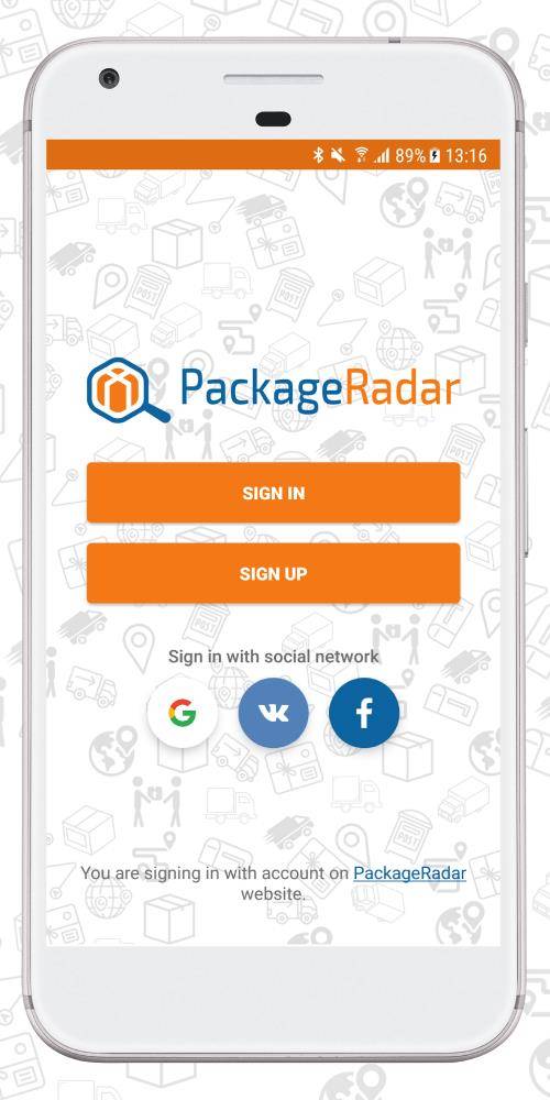 PackageRadar ภาพหน้าจอ 1