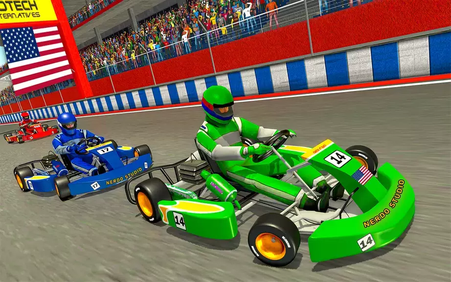 Schermata Go Kart Racing Games 3D Stunt 1