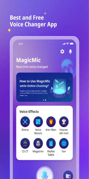 Voice Changer-MagicMic Captura de pantalla 1