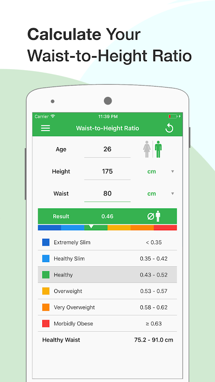 BMI Calculator: Weight Tracker Captura de pantalla 3