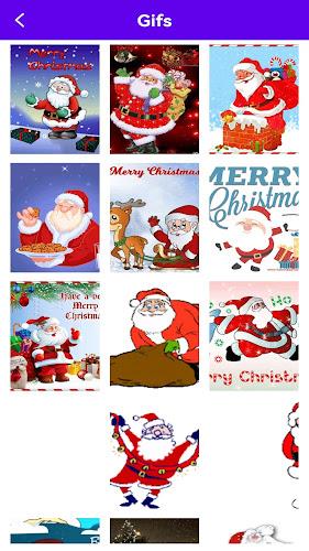 Santa Claus Gift GIF Sticker Tangkapan skrin 3