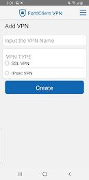 FortiClient VPN Ekran Görüntüsü 1