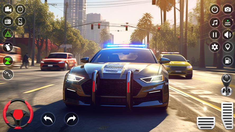 Cop Car Parking: Driving Games Ekran Görüntüsü 2