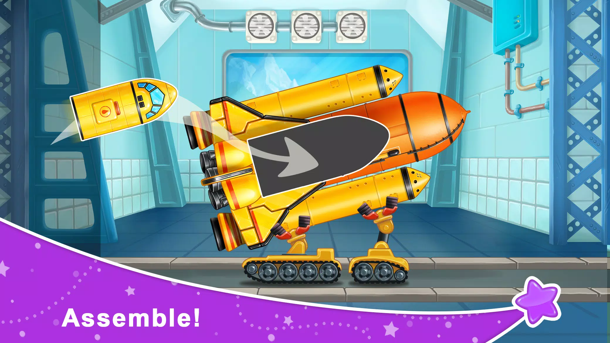 Schermata Rocket 4 space games Spaceship 1