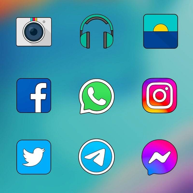 Oxigen HD – Icon Pack Tangkapan skrin 3