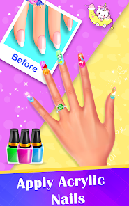 Nail polish game nail art Captura de tela 3