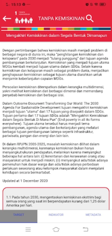 SDG Metadata Indonesia Ekran Görüntüsü 3