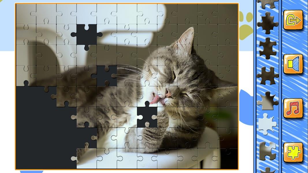 Jigsaw Puzzle Cats Kitten Ekran Görüntüsü 1