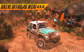 Offroad Jeep Driving Simulator Zrzut ekranu 3