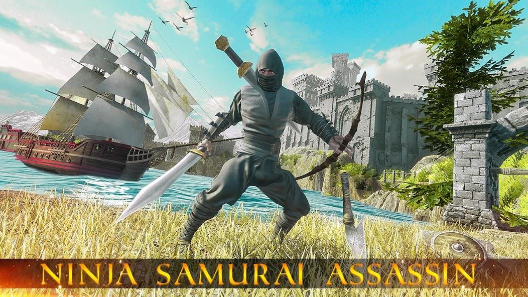 Ninja Samurai Assassin Hunter Mod Zrzut ekranu 3