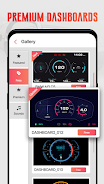 GPS Speedometer OBD2 Dashboard ภาพหน้าจอ 2