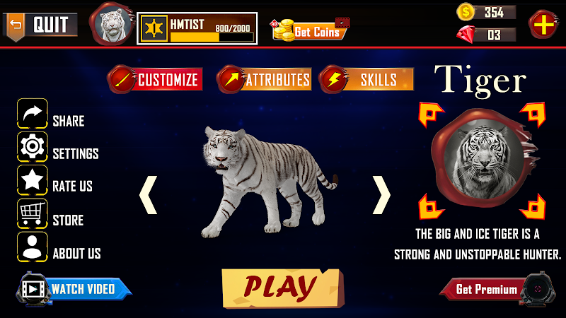 Tiger Simulator 3D Animal Game Screenshot 4