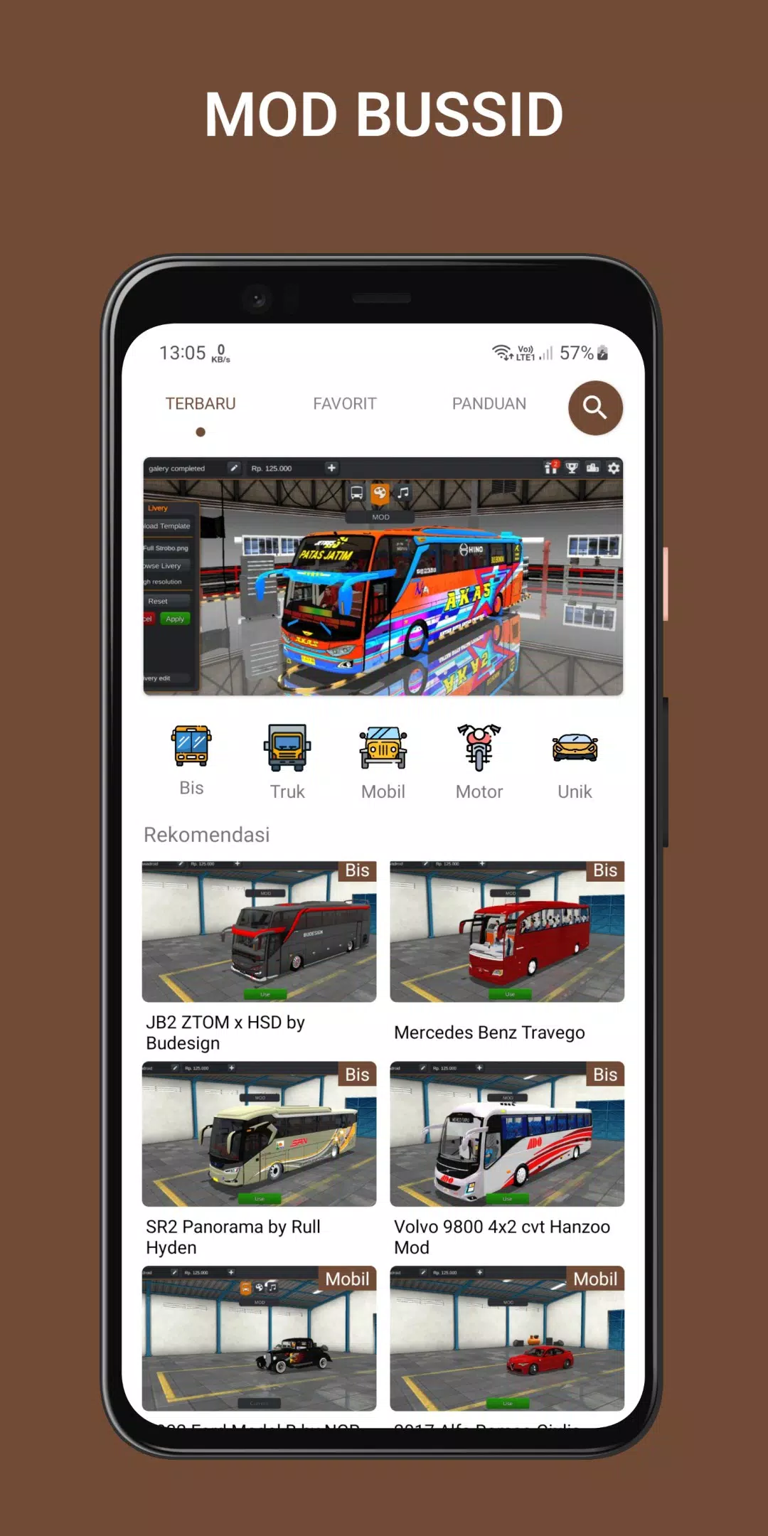 MOD Bussid Terbaru 2024 Capture d'écran 1