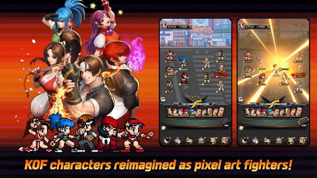 KOF All-Stars, postacie zbierają mobilne RPG, wprowadza wczesny dostęp