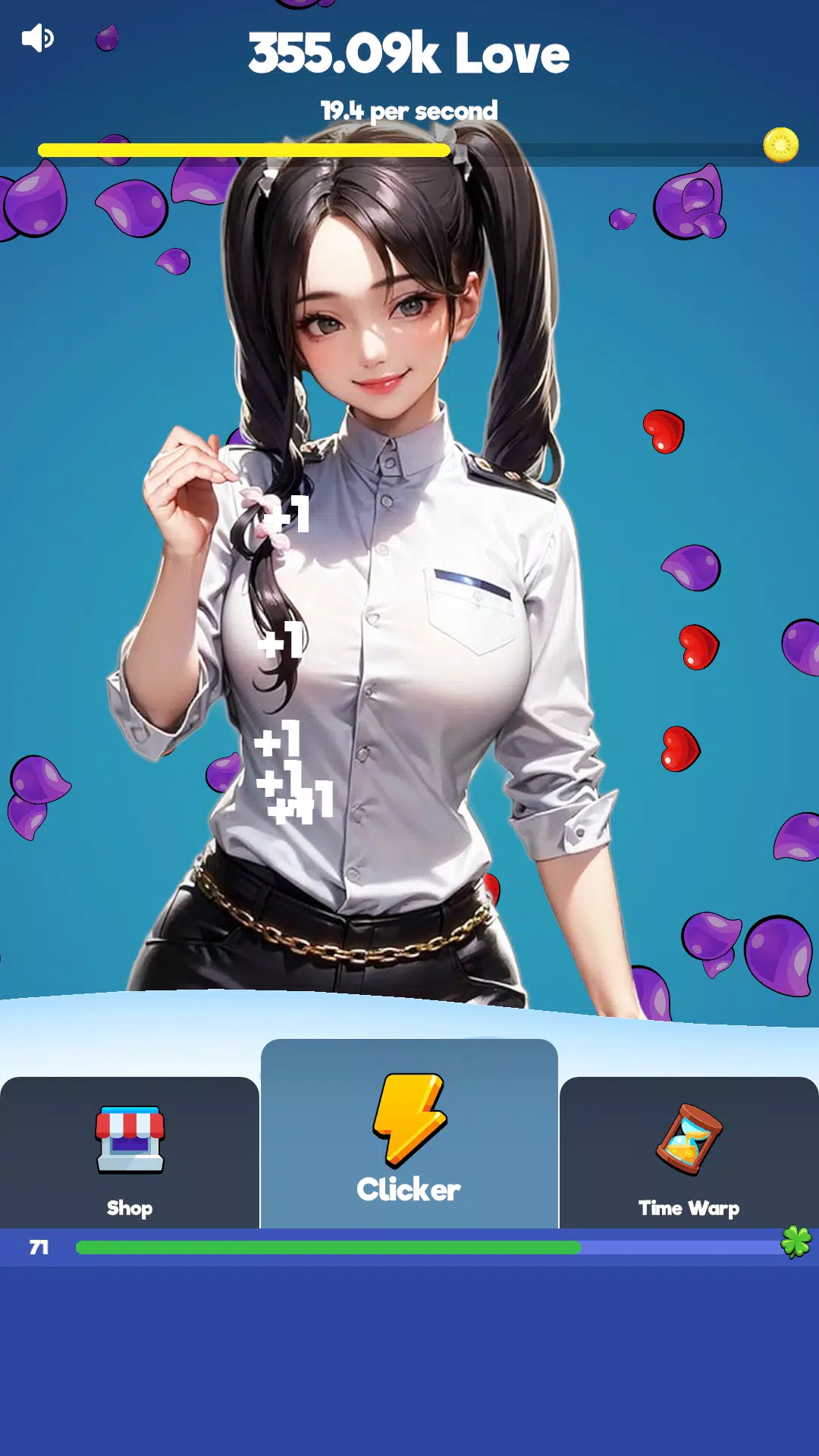 Sexy touch girls: idle clicker Captura de pantalla 4