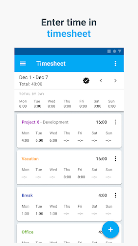 Clockify — Time Tracker Captura de tela 4